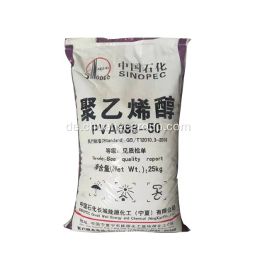 Sinopec Greatwall Polyvinylalkohol PVA 088-20 für Klebstoff